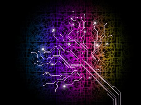 Free Stock Photo of Branching Out Background Means Data Output And Internet