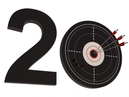 Free Stock Photo of 20 Shows Anniversary Or Birthdays