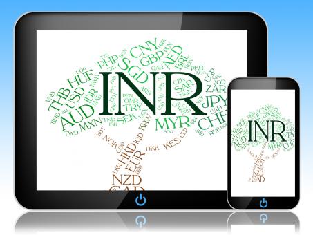Free Stock Photo of Inr Currency Means Worldwide Trading And Exchange