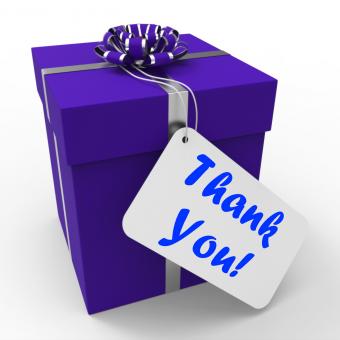 Free Stock Photo of Thank You Gift Means Grateful And Appreciative