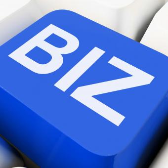 Free Stock Photo of Biz Key Shows Online Or Web Business