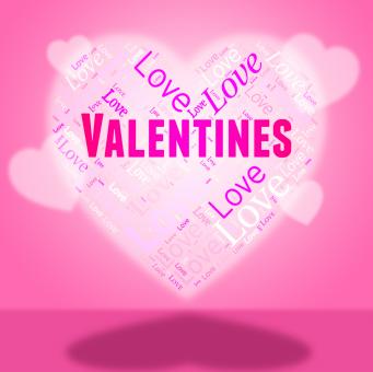 Free Stock Photo of Valentines Heart Indicates Celebration Lover And Hearts