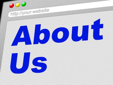 Free Stock Photo of About Us Indicates World Wide Web And About-Us