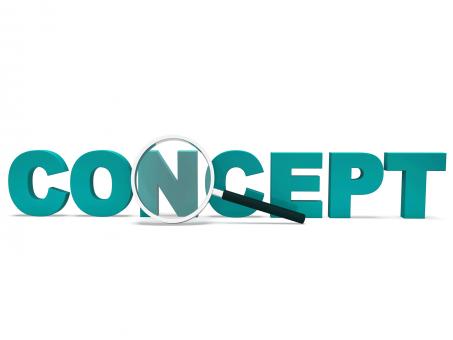 Free Stock Photo of Concept Word Shows Thinking Idea Concepts Or Invention