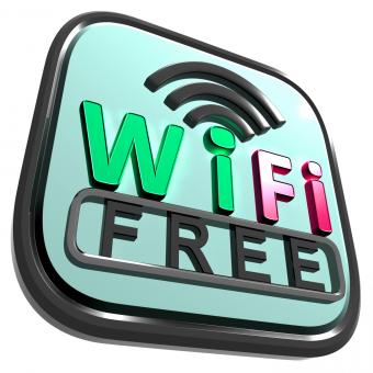 Free Stock Photo of Wifi Free Internet Shows Wireless Connecting