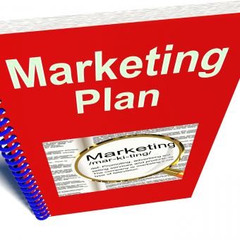 Free Stock Photo of Marketing Plan Book For Promotion Strategy
