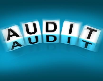 Free Stock Photo of Audit Blocks Displays Investigation Examination and Scrutiny