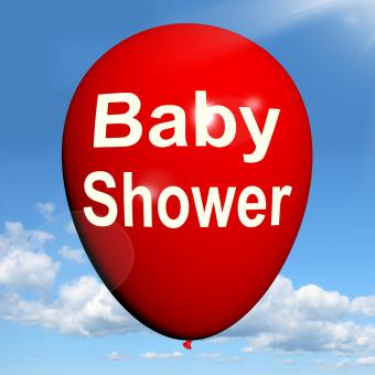 Free Stock Photo of Baby Shower Balloon Shows Cheerful Festivities and Parties