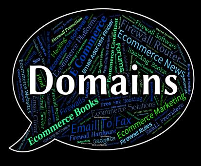 Free Stock Photo of Domains Word Indicates Words Web And Text
