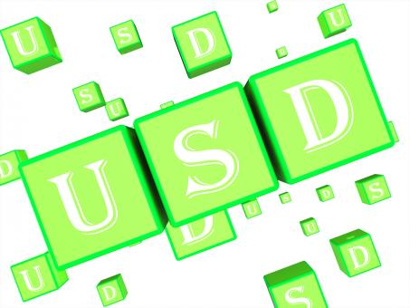 Free Stock Photo of Usd Dice Represents United States Dollar 3d Rendering