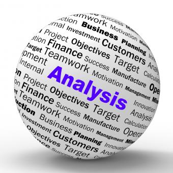Free Stock Photo of Analysis Sphere Definition Shows Exhaustive Examination Or Verificatio