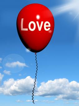 Free Stock Photo of Love Balloon Shows Fondness and Affectionate Feelings