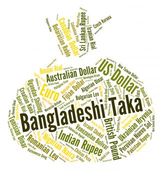 Free Stock Photo of Bangladeshi Taka Represents Foreign Currency And Currencies