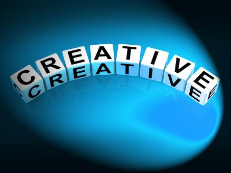 Free Stock Photo of Creative Dice Mean Innovative Inventive and Imaginative