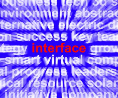 Free Stock Photo of Interface Word Meaning Remote Operation Of Software Or System