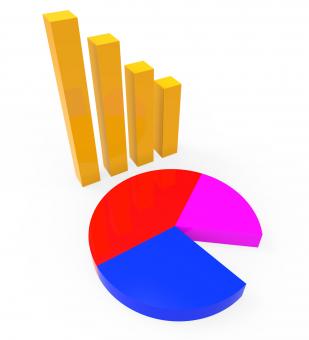 Free Stock Photo of Graph Report Shows Graphs Charts And Infochart