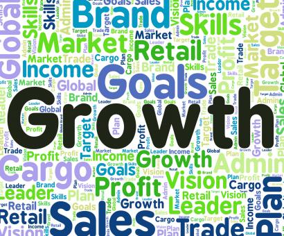 Free Stock Photo of Growth Word Indicates Gain Growing And Increase