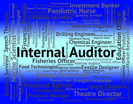 Free Stock Photo of Internal Auditor Shows Occupations Hiring And Job