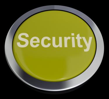 Free Stock Photo of Security Button Showing Privacy Encryption And Safety