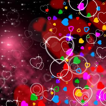 Free Stock Photo of Background Heart Means Valentines Day And Affection