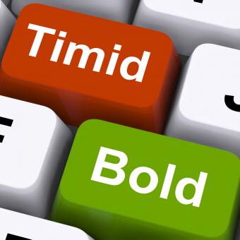 Free Stock Photo of Timid Bold Keys Show Shy Or Outspoken