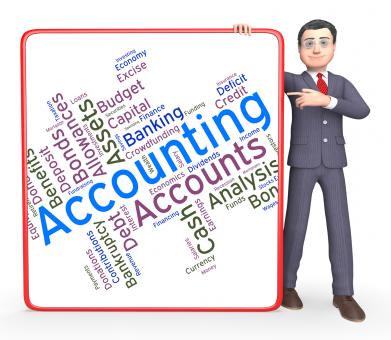Free Stock Photo of Accounting Words Represents Balancing The Books And Accountant