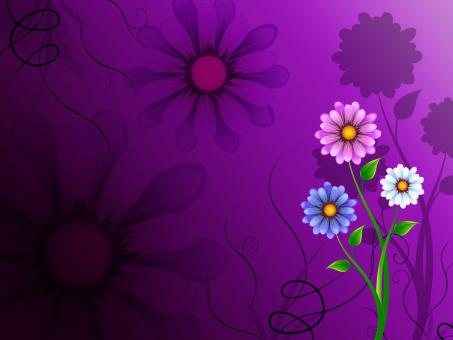 Free Stock Photo of Flowers Background Shows Blooming Growing And Nature
