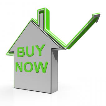 Free Stock Photo of Buy Now House Shows Real Estate On Market
