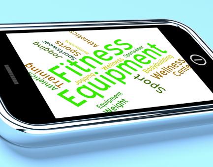 Free Stock Photo of Fitness Equipment Indicates Equipments Words And Text