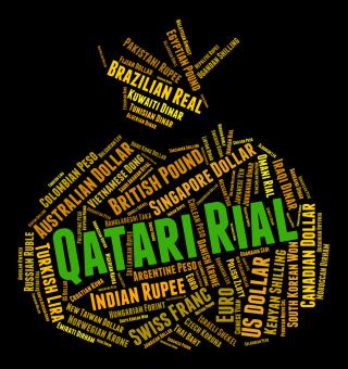 Free Stock Photo of Qatari Rial Means Currency Exchange And Currencies