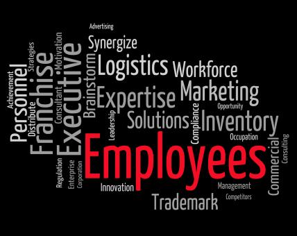 Free Stock Photo of Employees Word Indicates Member Of Staff And Employed