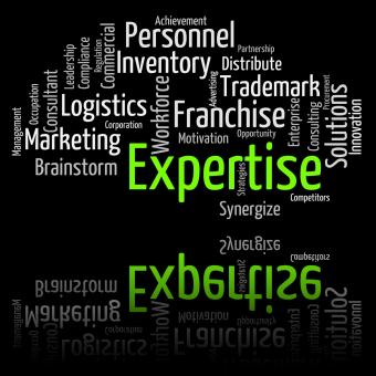 Free Stock Photo of Expertise Word Shows Educated Proficiency And Wordclouds