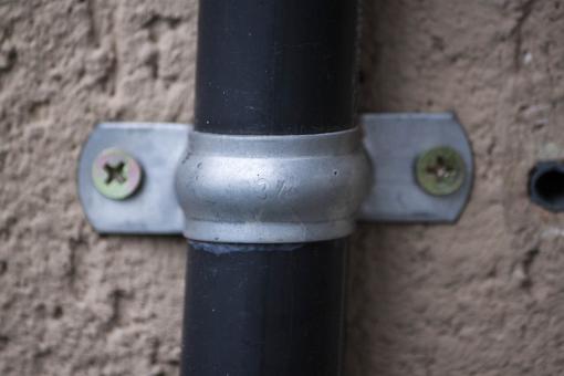 Free Stock Photo of Exterior tube with bracket