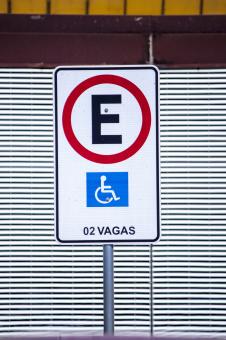 Free Stock Photo of Disabled Street Sign