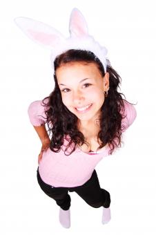 Free Stock Photo of Easter Bunny Costume