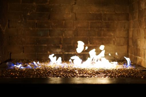 Free Stock Photo of Fire in Oven