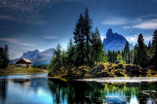 Free Stock Photo of Lago Federa