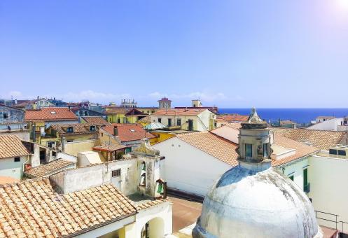 Free Stock Photo of View Over Old Village