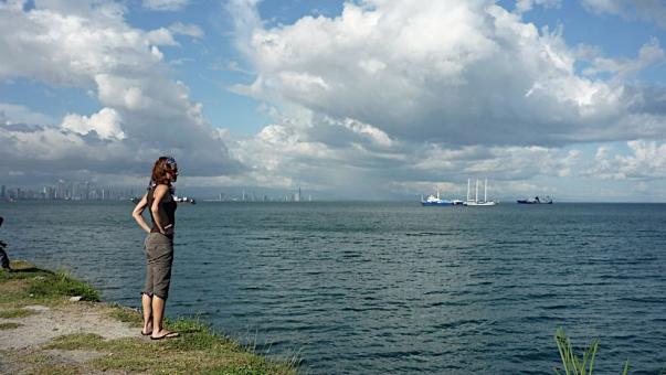 Free Stock Photo of Girl Watching out to Sea