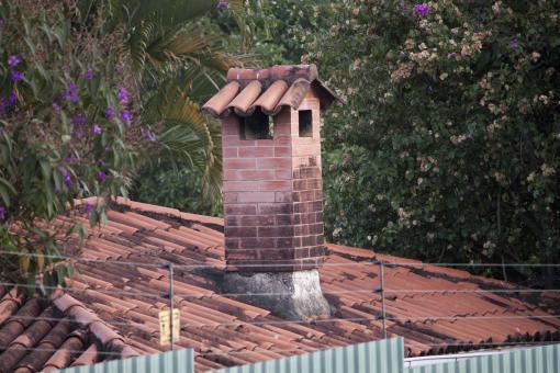Free Stock Photo of Old Brick Chimney