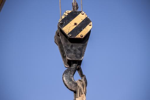 Free Stock Photo of Industrial Crane Hook