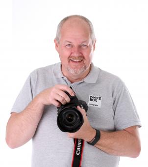 Free Stock Photo of Older Man Holding a Camera
