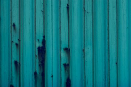 Free Stock Photo of Blue Corrugated Surface