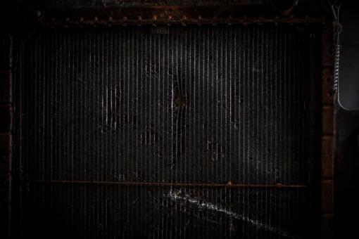 Free Stock Photo of Metallic Radiator Texture