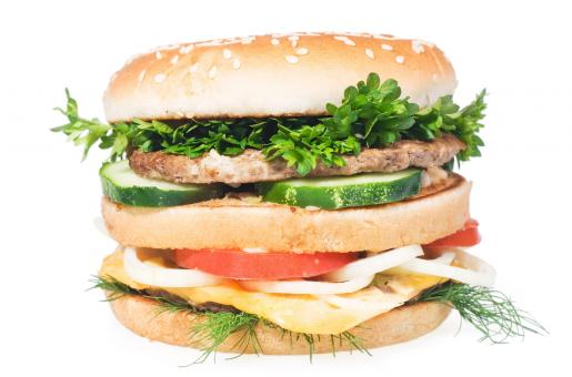 Free Stock Photo of Double Hamburger