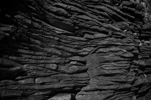 Free Stock Photo of Gray Rock Formation Texture