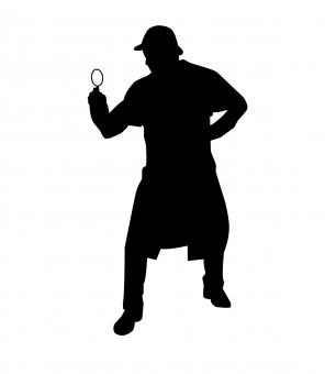 Free Stock Photo of Sherlock Holmes Silhouette