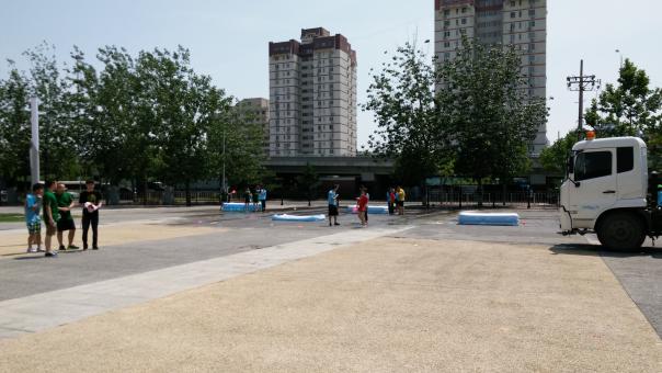 Free Stock Photo of Inflatable Pools Activity