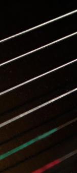 Free Stock Photo of Guitar Strings Closeup