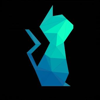 Free Stock Photo of Polygonal Cat